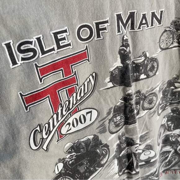 Isle of Man 2007 Motorcycle Tee T-Shirt Fruit Of The Loom Size XL - Picture 5 of 7